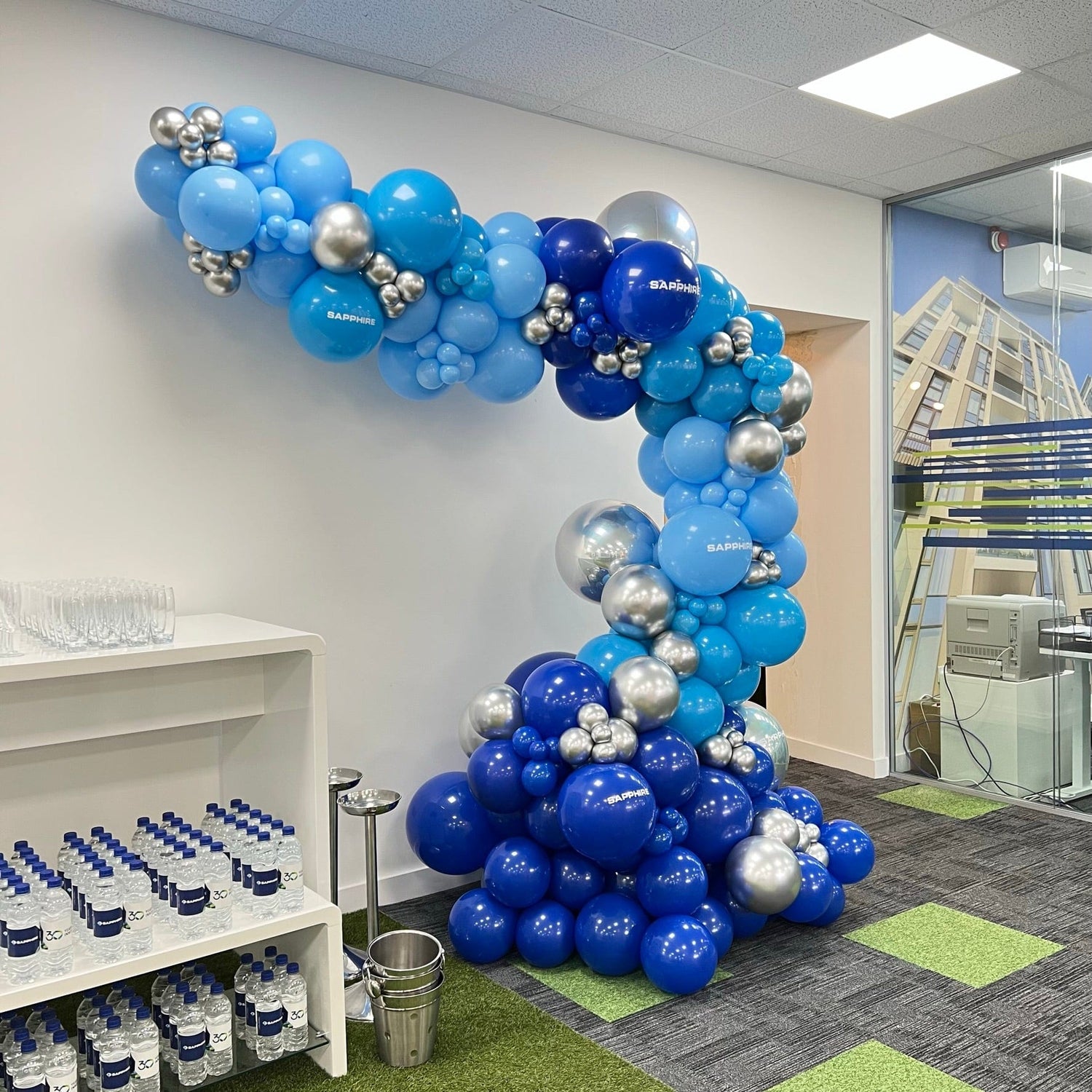 Sapphire Balloon Arch