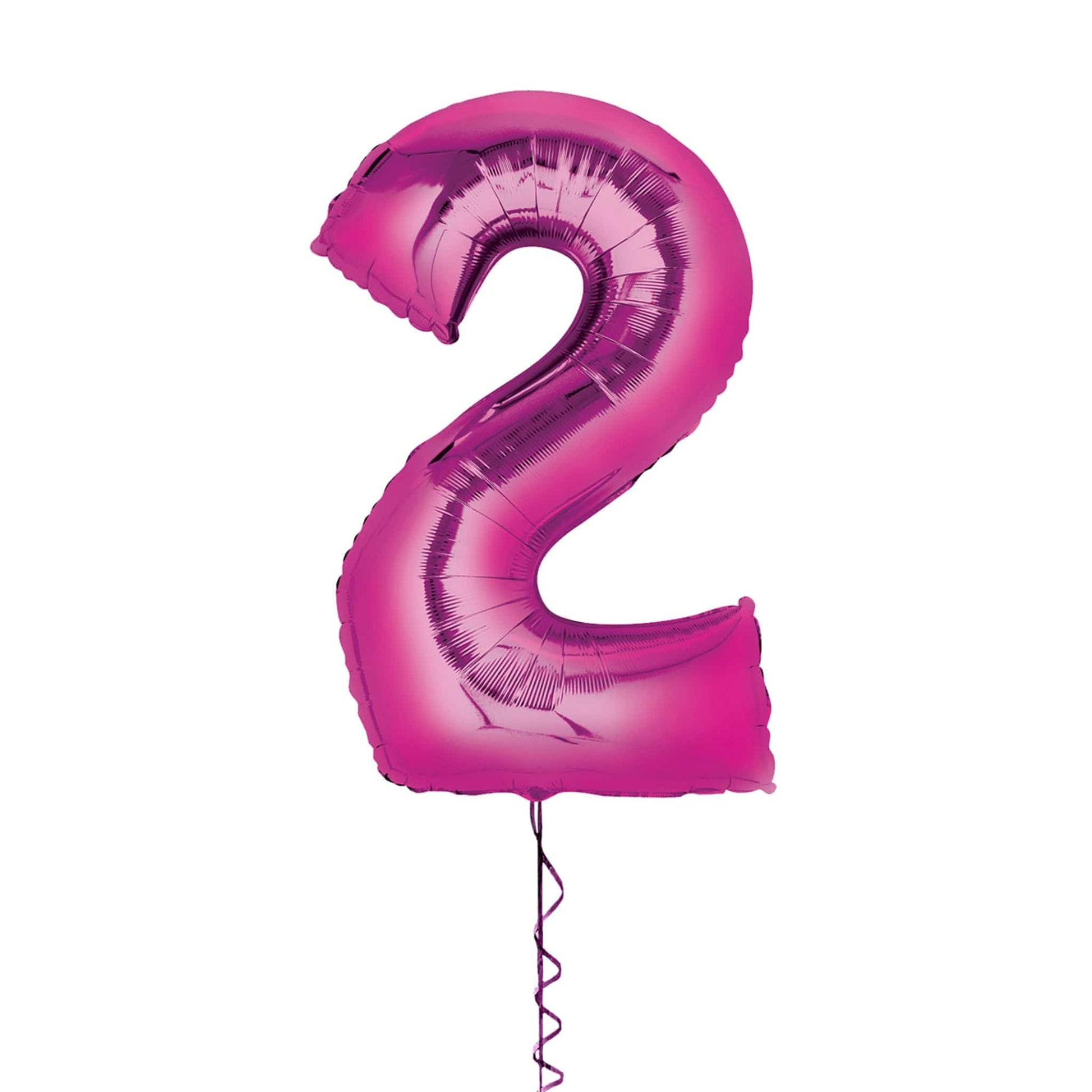 Castle Balloons 2 Pink Giant Helium Numbers