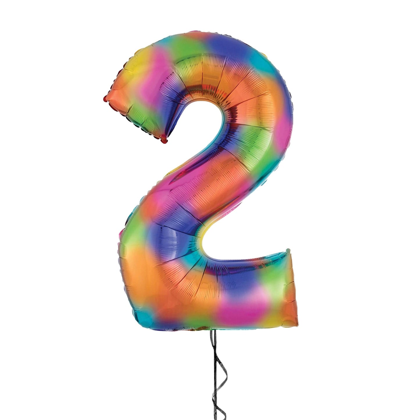 Castle Balloons 2 Rainbow Giant Helium Numbers