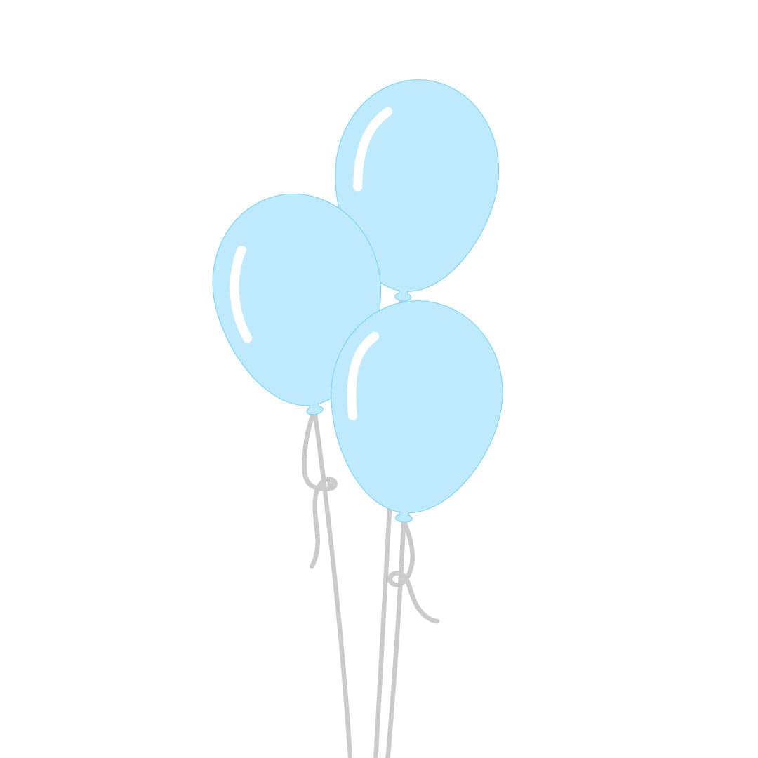Light Blue Balloons