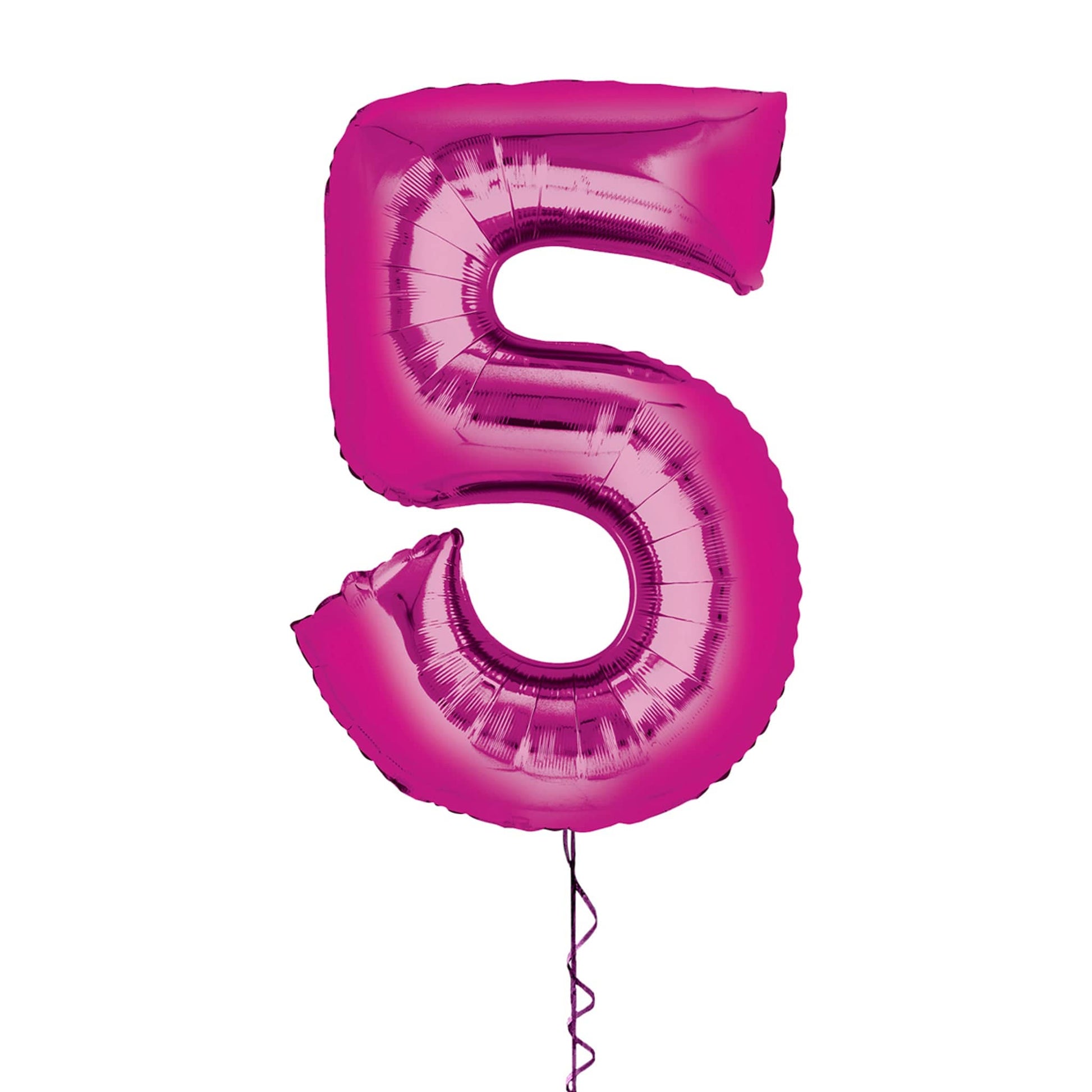 Castle Balloons 5 Pink Giant Helium Numbers