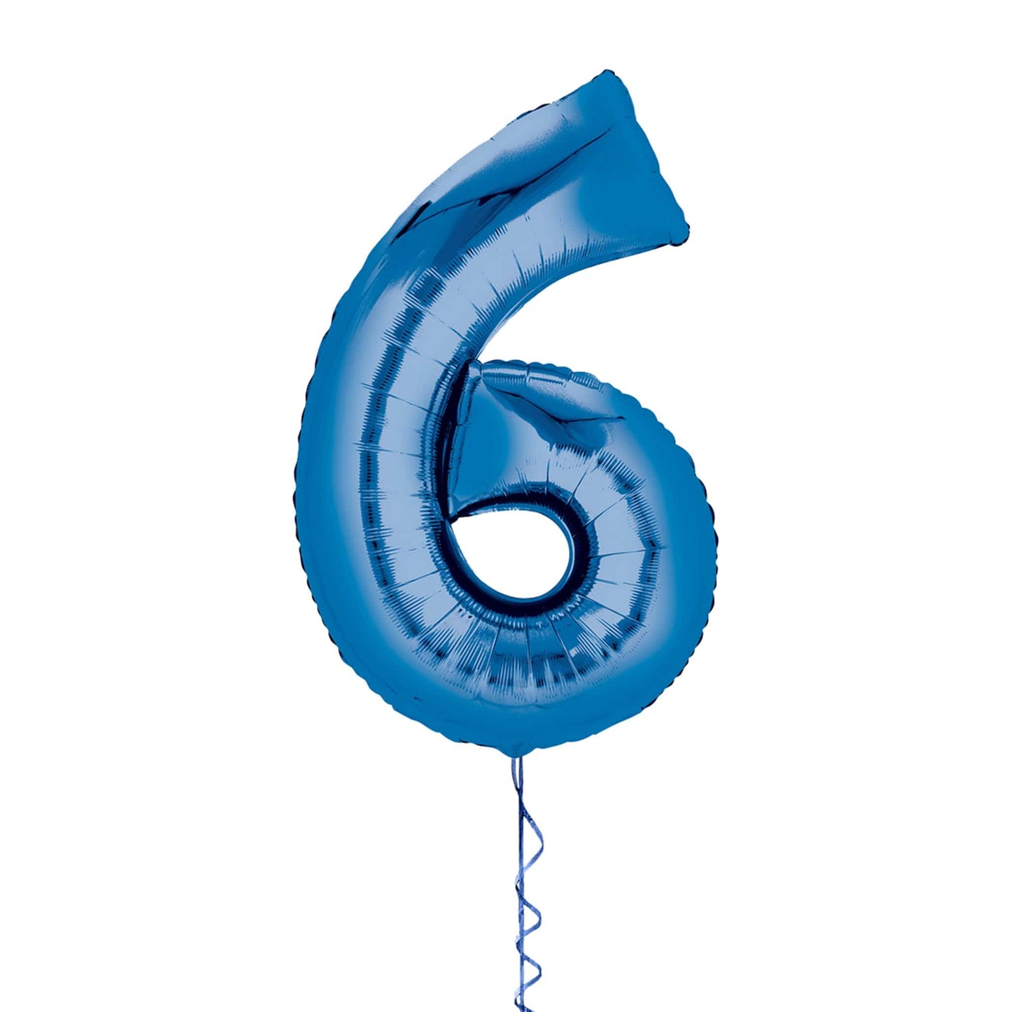 Castle Balloons 6 Blue Giant Helium Numbers