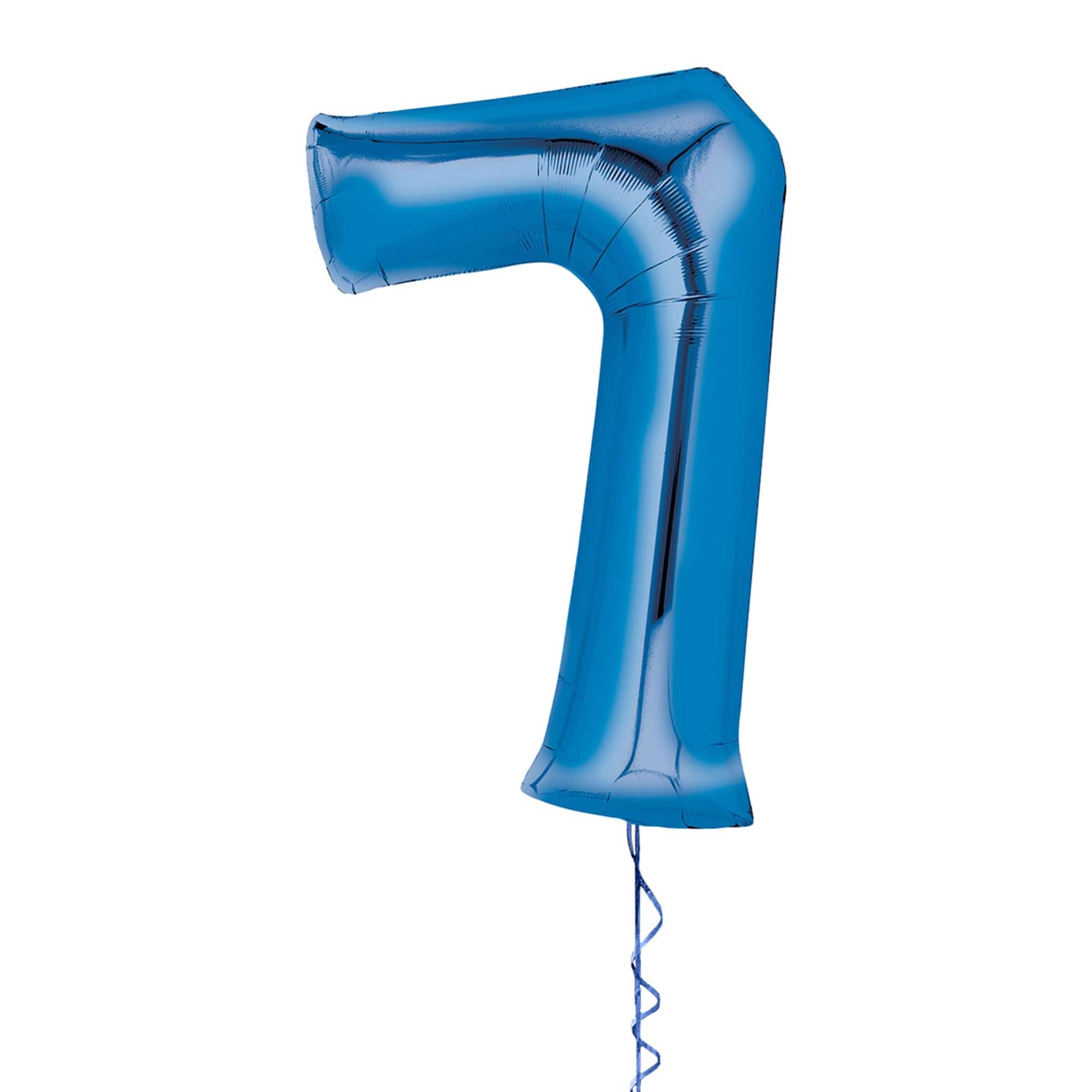 Castle Balloons 7 Blue Giant Helium Numbers
