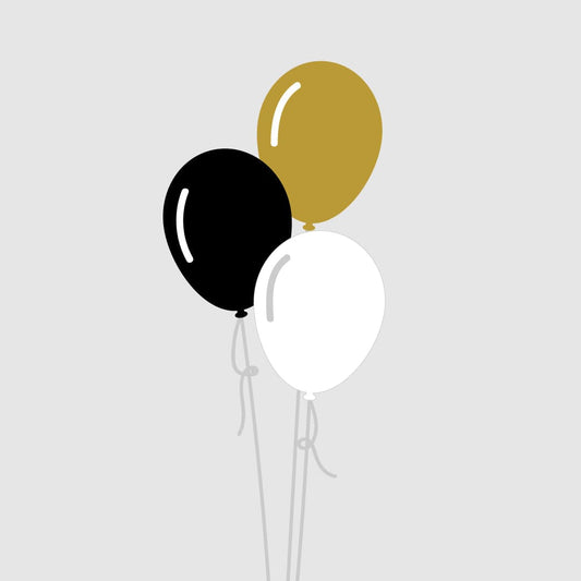 Castle Balloons Balloons 3 New Years Party Latex Bouquet