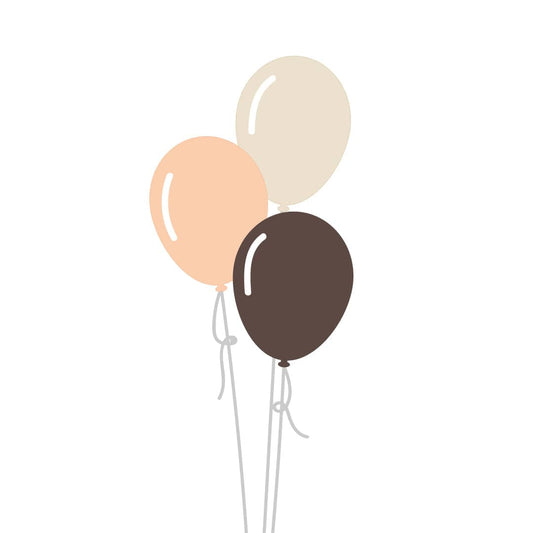Castle Balloons Balloons 3 Teddy Bear Latex Bouquet