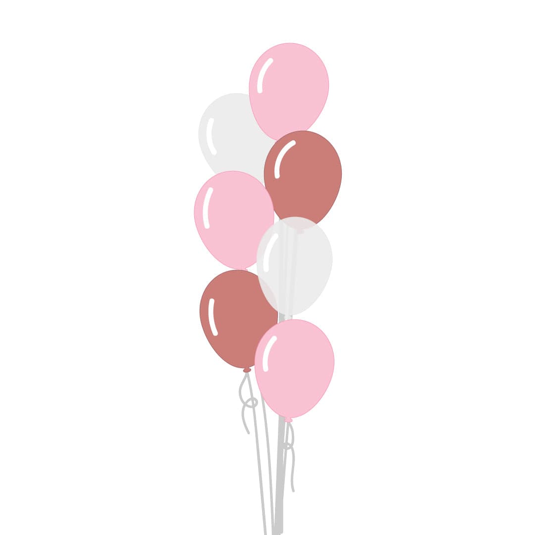 Castle Balloons Balloons 7 Princess Latex Bouquet