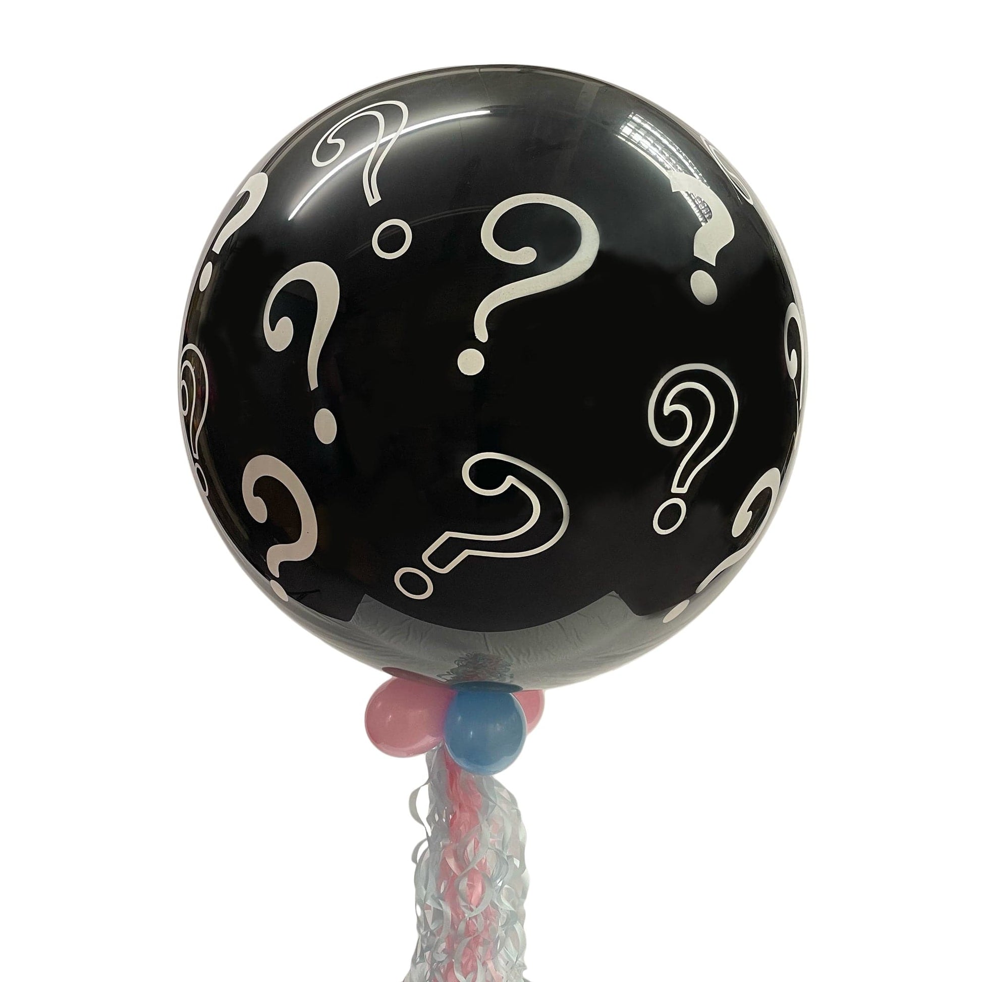 Castle Balloons Gender Reveal with Confetti & Mini Balloons