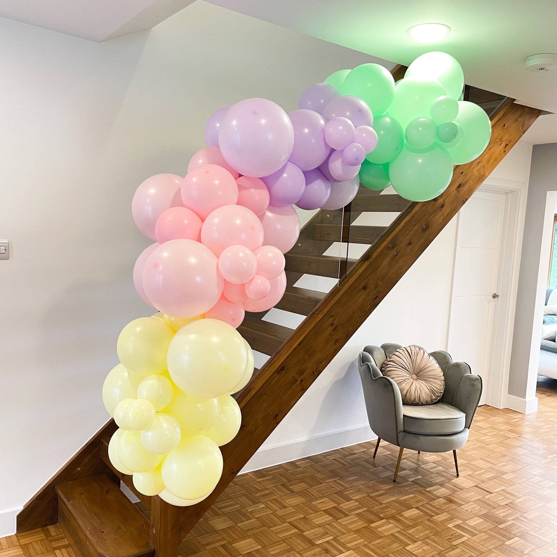 Castle Balloons Pastel Unicorn