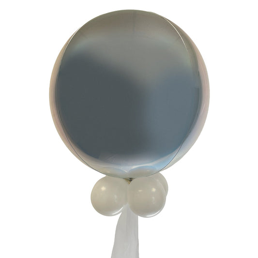 Castle Balloons Silver Orbz Balloon