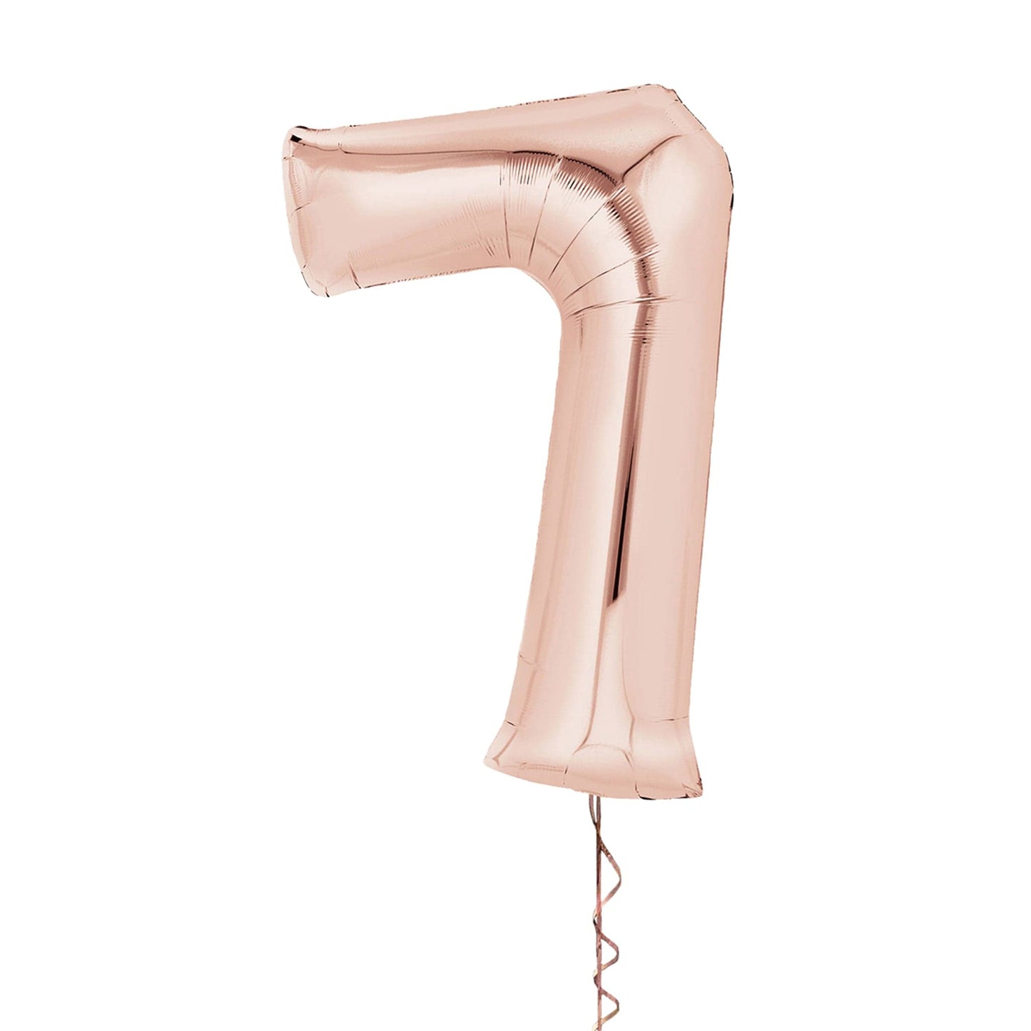 Castle Balloons 7 Rose Gold Giant Helium Numbers