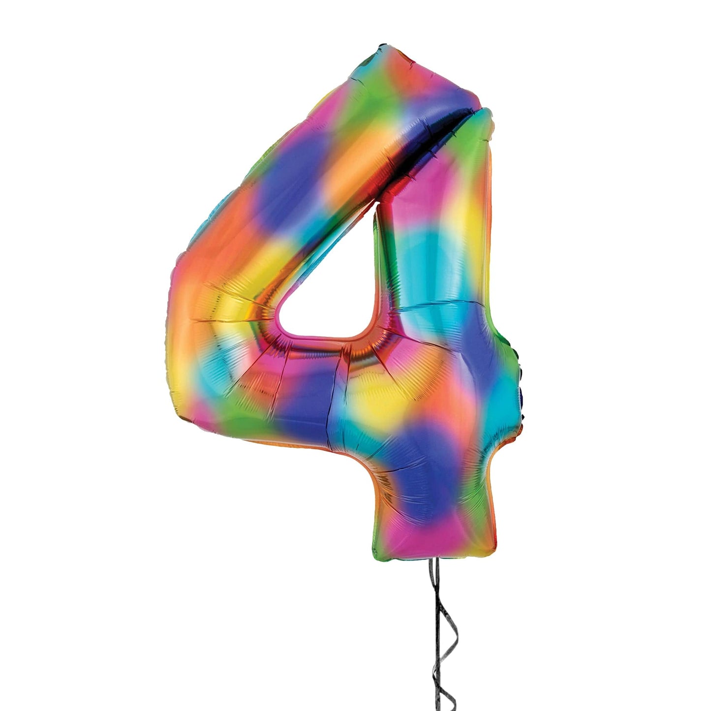 Castle Balloons 4 Rainbow Giant Helium Numbers