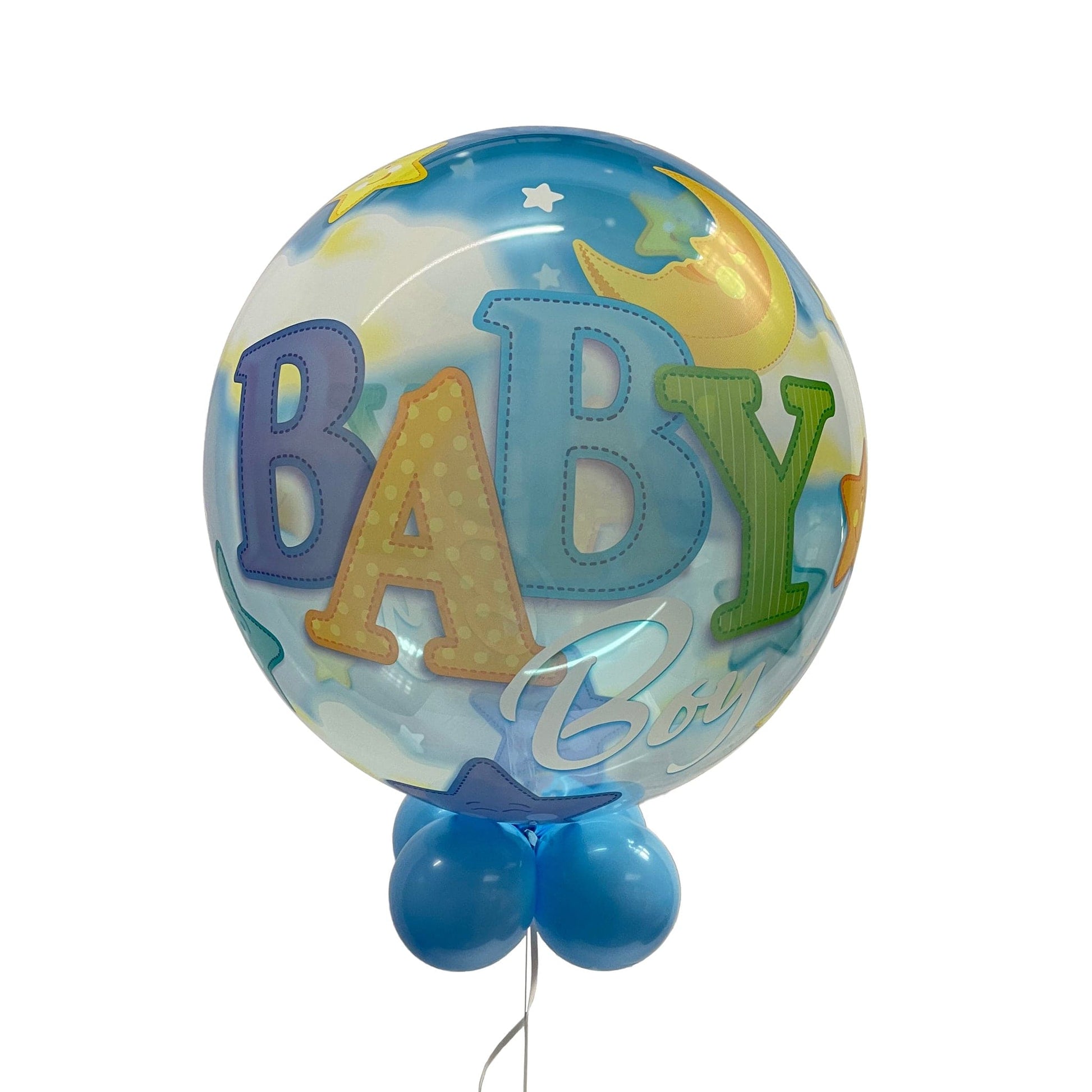Castle Balloons Baby Boy Bubble Balloon