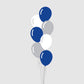 Castle Balloons Balloons 7 Rainy Sky Latex Bouquet