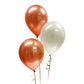 Castle Balloons Balloons Rose Gold and Pearl White Latex Bouquet