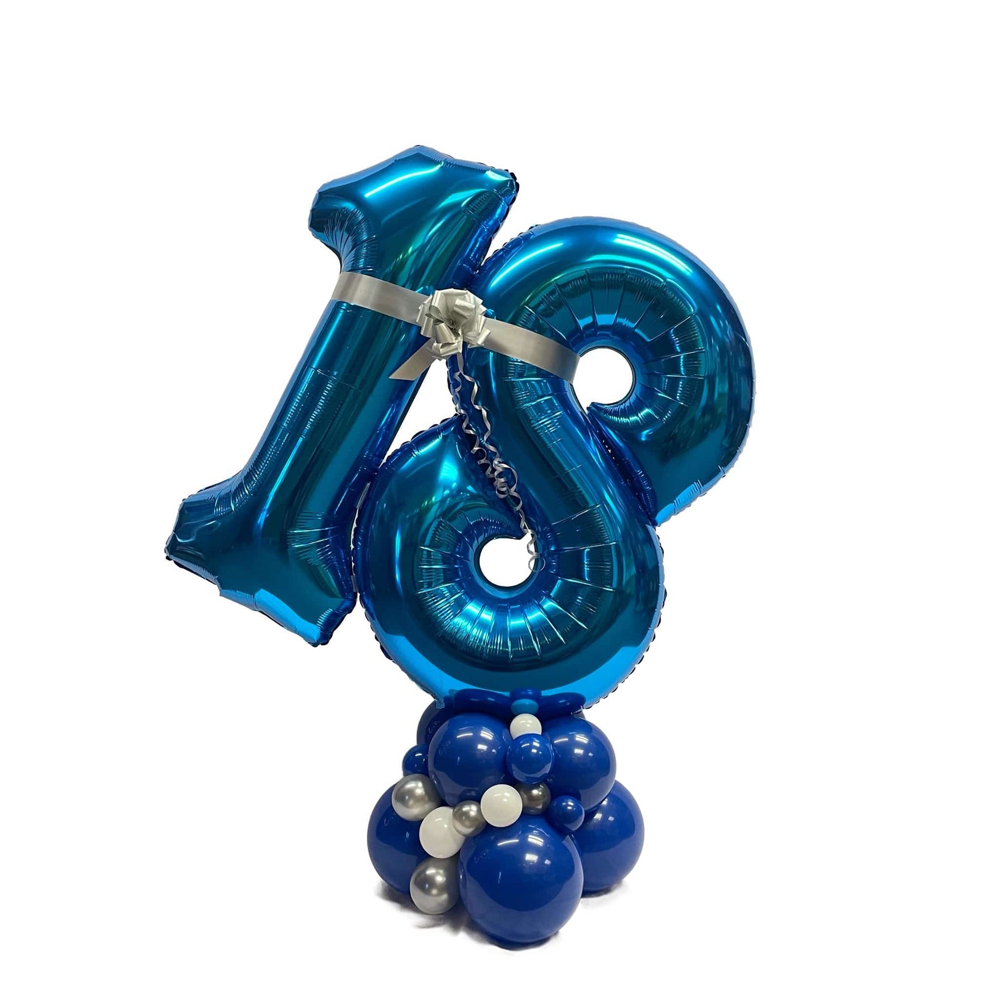 Castle Balloons Blue Number Display