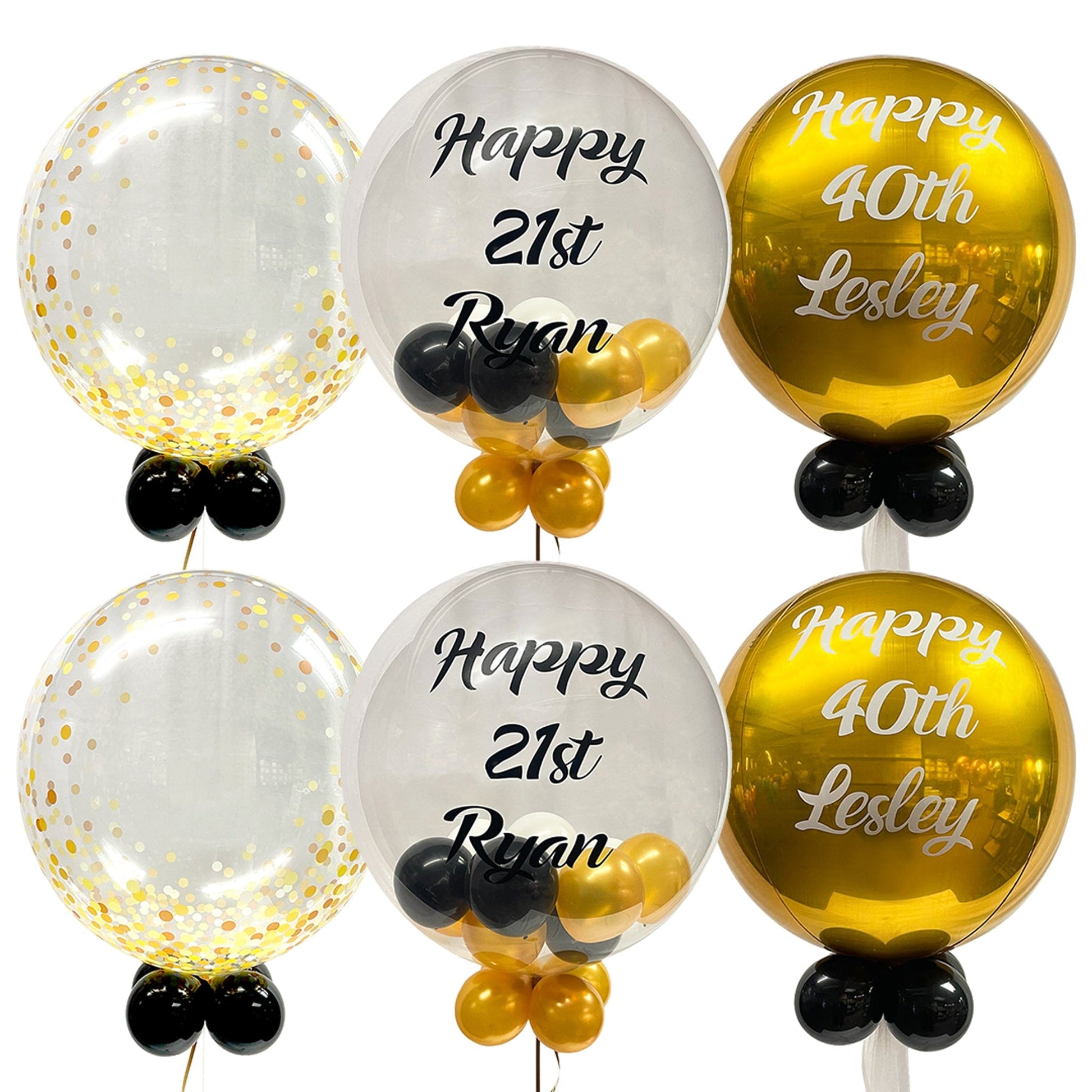 Castle Balloons Gold Birthday Package 3